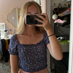 PacSun Size Small LA Hearts Cropped Top